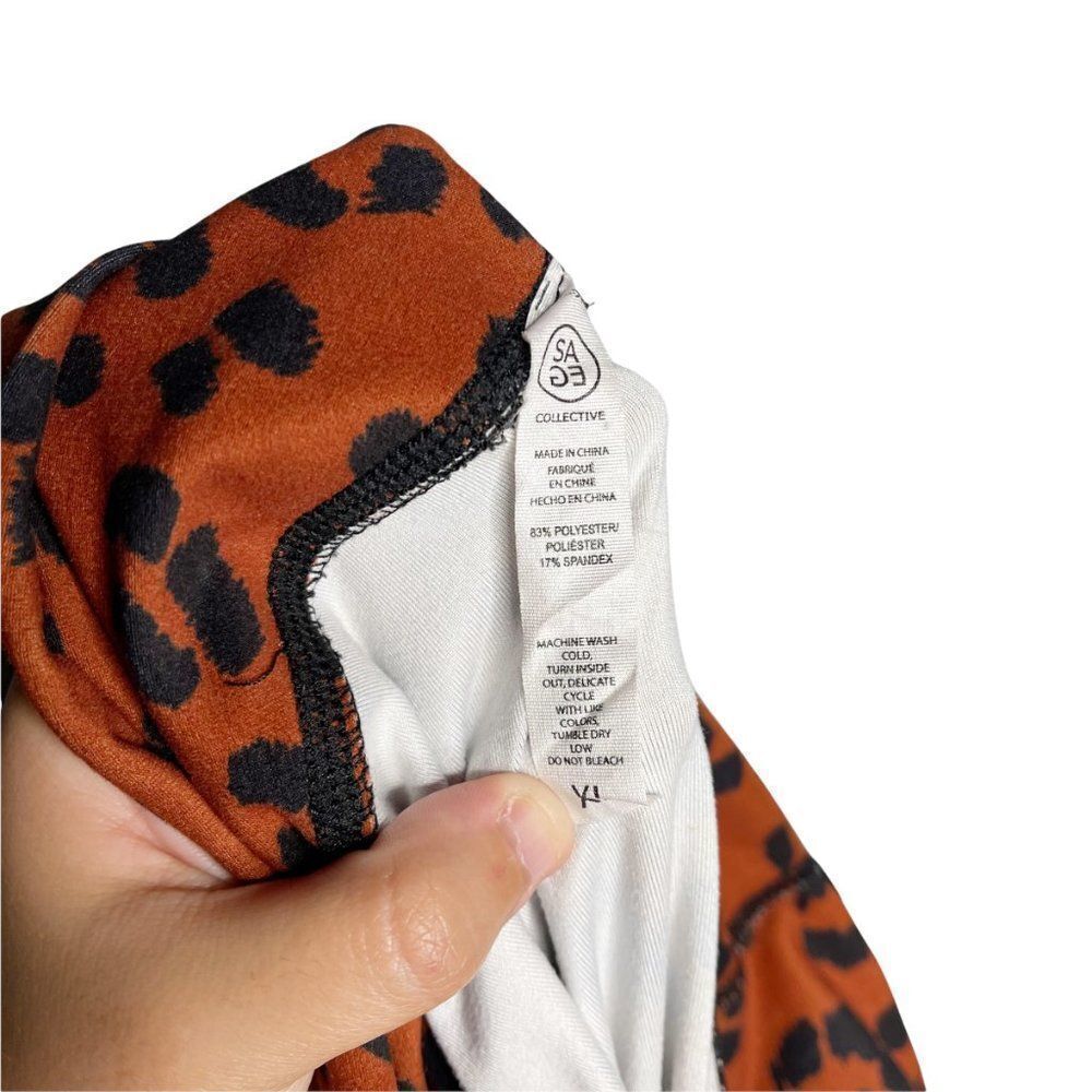 Sage Collective Leopard Printed Leggings - image 6